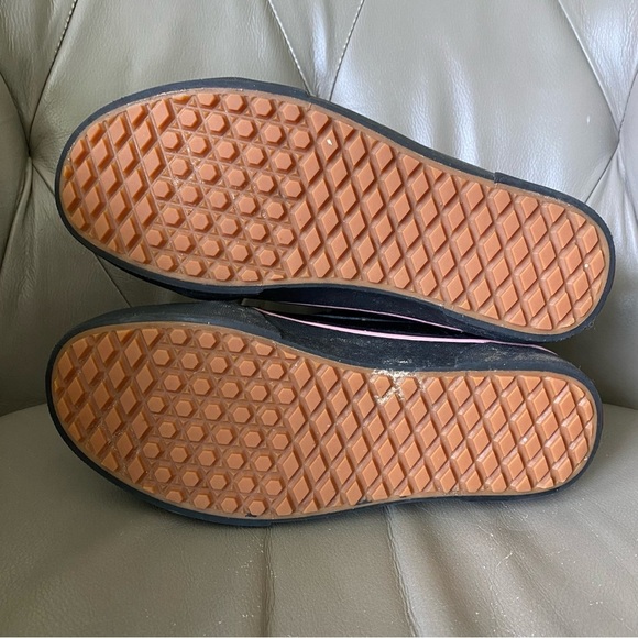Vans Sk8 HI Pro Classics Black Pink Leather Gum Skate Shoes Unisex 7 / 8.5 - Picture 7 of 8